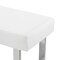Armen Living Amanda 3 Piece White Rectangular Dining Set SETAMDI3WH - alternate 3